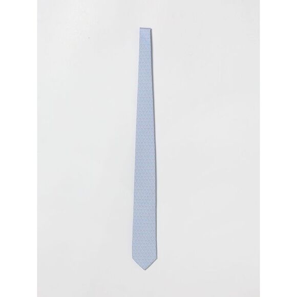 Ferragamo Tie Men Gnawed Blue